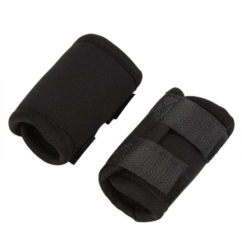 Zerodis 1 Pair Dog Front Leg Wrist Guard, Leg Brace Kneepad Carpal Support oint Brace Elbow Protector Warp for Pet Dog with Arthritis Injuries Black(S) S