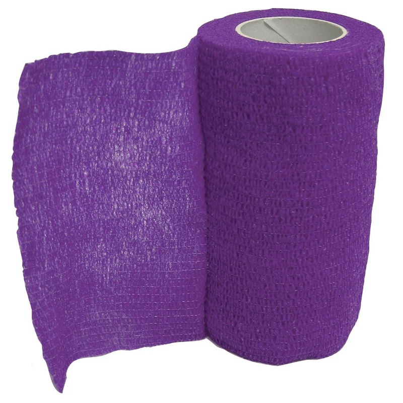079075 ional Wrap-It-Up Flexible Bandage, 4″ X 5 Yd, Purple