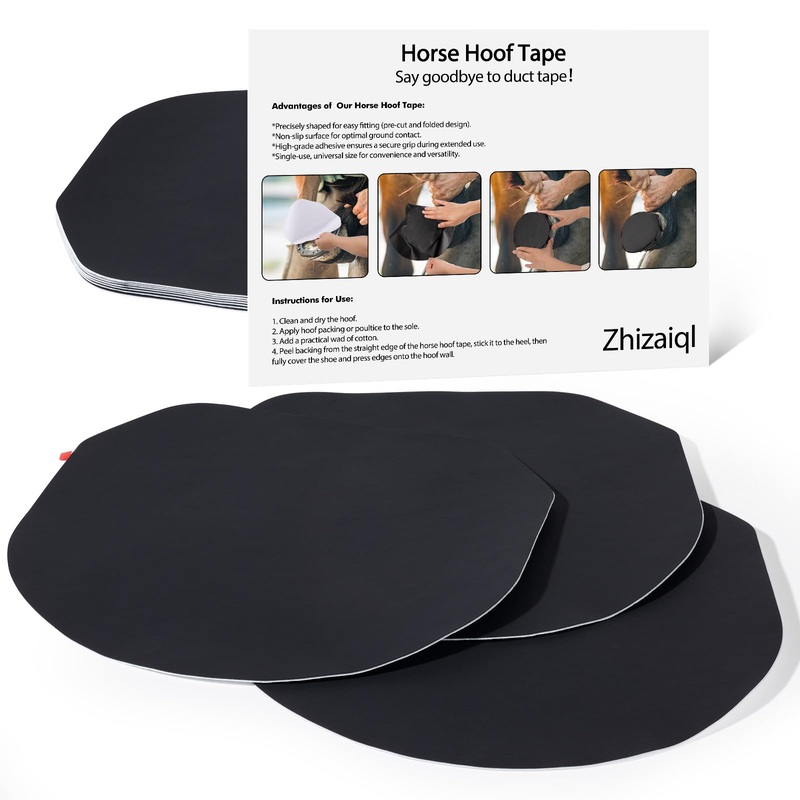 12 Pack Horse Hoof Tape, Strong Sticky Wraps, Convenient and Protective Solution for Wound Management and Laminitis Abscess Treatment