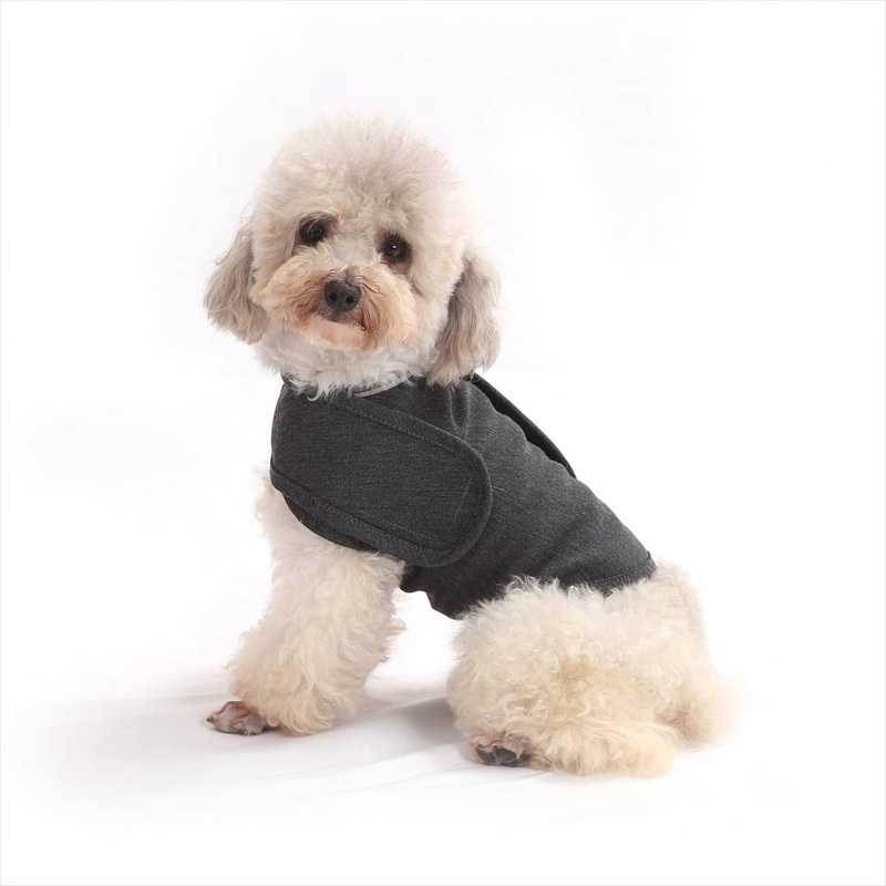 Dog Anxiety Relief Coat,Lightweight Wrap Anxiety Jacket Shirt for Anxious Pets Keep Calming Comfort (Grey, XS) Grey