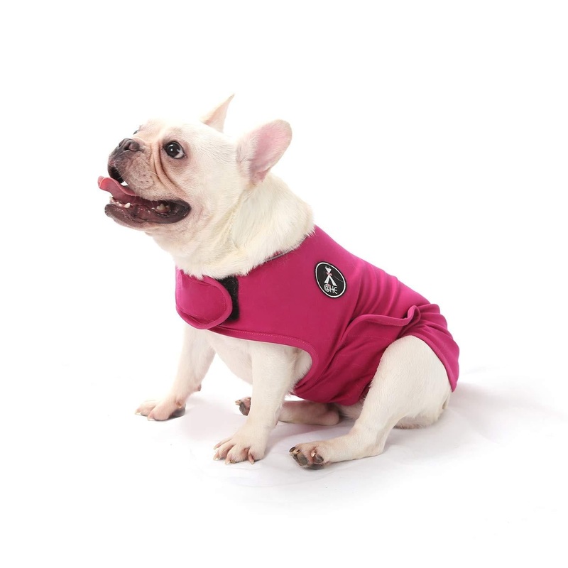 Dog Anxiety Relief Coat,Lightweight Wrap Anxiety Jacket Shirt for Anxious Pets Keep Calming Comfort (Rose red, S) Rose red