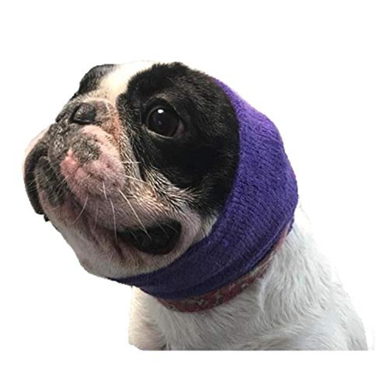 Happy Hoodie Purple Dog Grooming Hood, Reduces Stress and Anxiety- Two Sizes! (Small) S