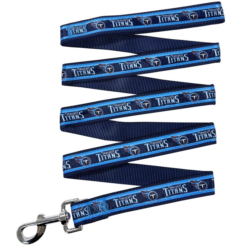 NFL PET Leash Tennessee Titans Dog Leash, Medium Football Team Leash for Dogs & Cats. A Shiny & Colorful Cat Leash & Dog Leash Licensed by The NFL Team Color