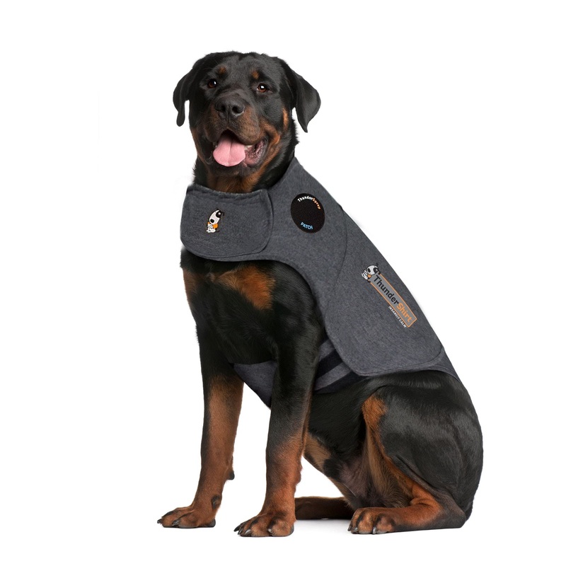 Petlife Thundershirt Anxiety Coat for Dog, Grey (Heather Grey), XXL XX-Large ( > 110 lbs) Jacket Only