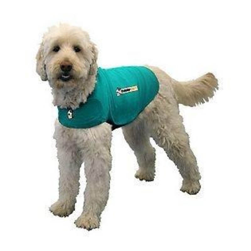 Thundershirt Dog Jacket for Anxiety, Green Large
