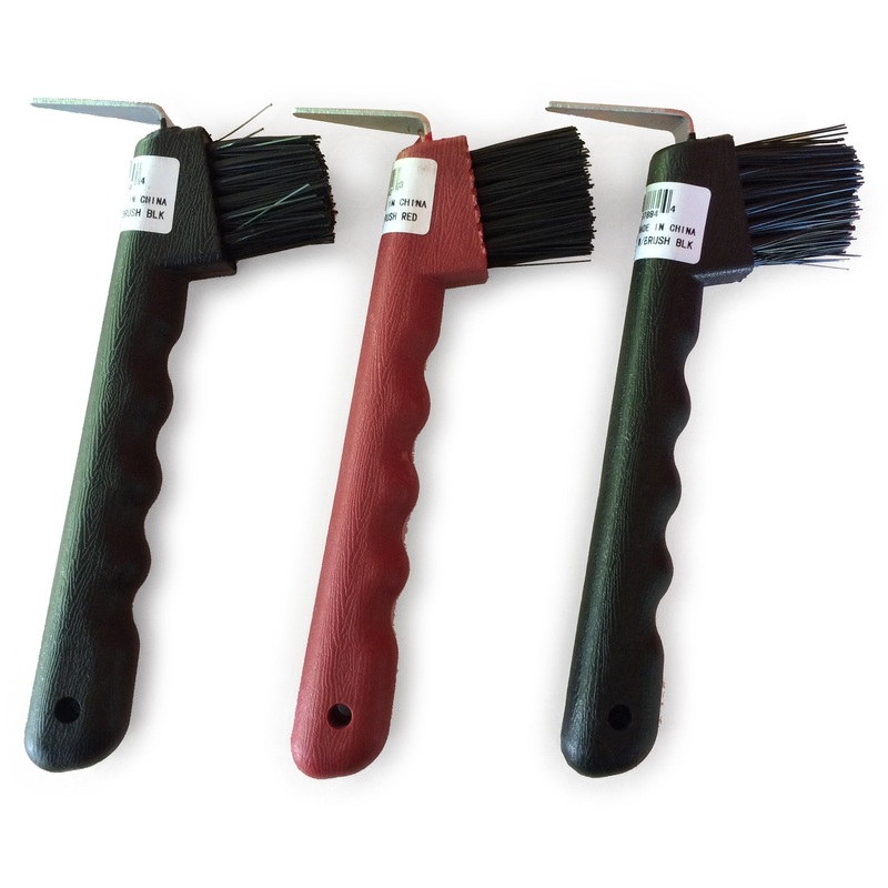 Hoof Pick with Brush – Set of 3 – Assorted Colors
