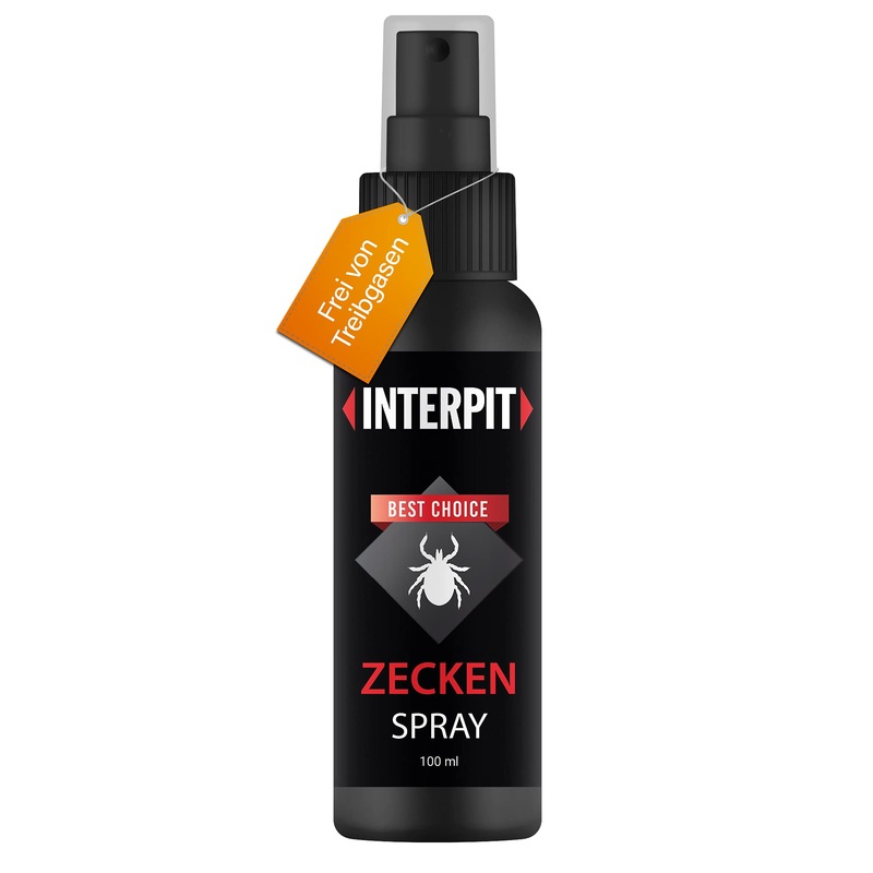 Interpit TICK SPRAY for the natural treatment of dogs and cats – protection and defense in one anti tick spray – THE tick remedy and means of defense