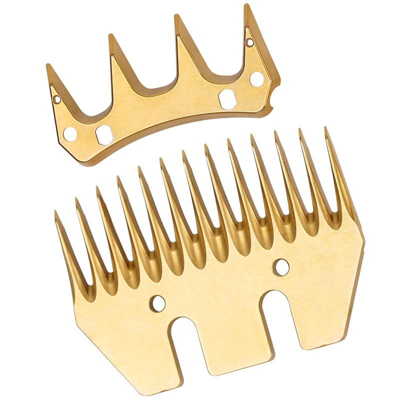 Sheep Shears Blades Sheep Clippers Replacement Blades for Electric Wool Comb Cutter Clipper Scissors Blade for Sheep Alpacas Goats and More (Straight 13-Tooth) Straight 13-tooth