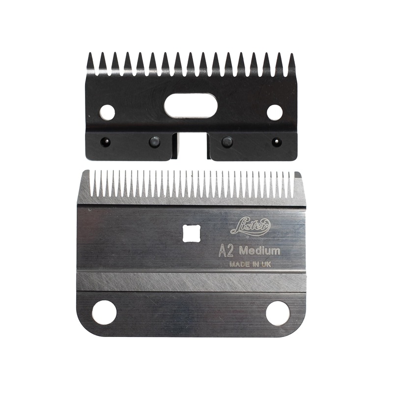 Lister A2/AC Medium Blade for The Star, Legend, Liberty and Fusion Animal Clippers, Assortment, 2 Piece