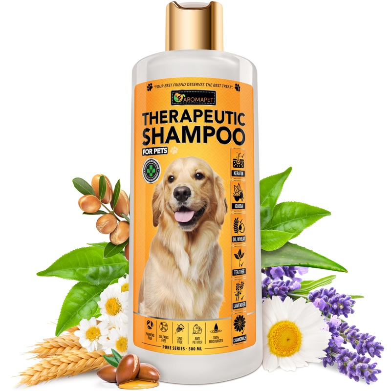Natural Medicated Anti Itch Shampoo for Dogs, Horses, Golden Retriever – Dog Shampoo for Allergies & Itching – Floral Scent Sensitive Skin Dog Allergy Shampoo- Anti Yeast Dog Shampoo. Floral (16.9 oz)