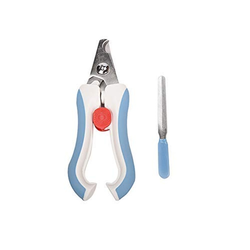 OMEM Bird Nail Clippers with Grinding Nail Scissors Tool Pet Parrot Claw Care (Blue,S) S Blue