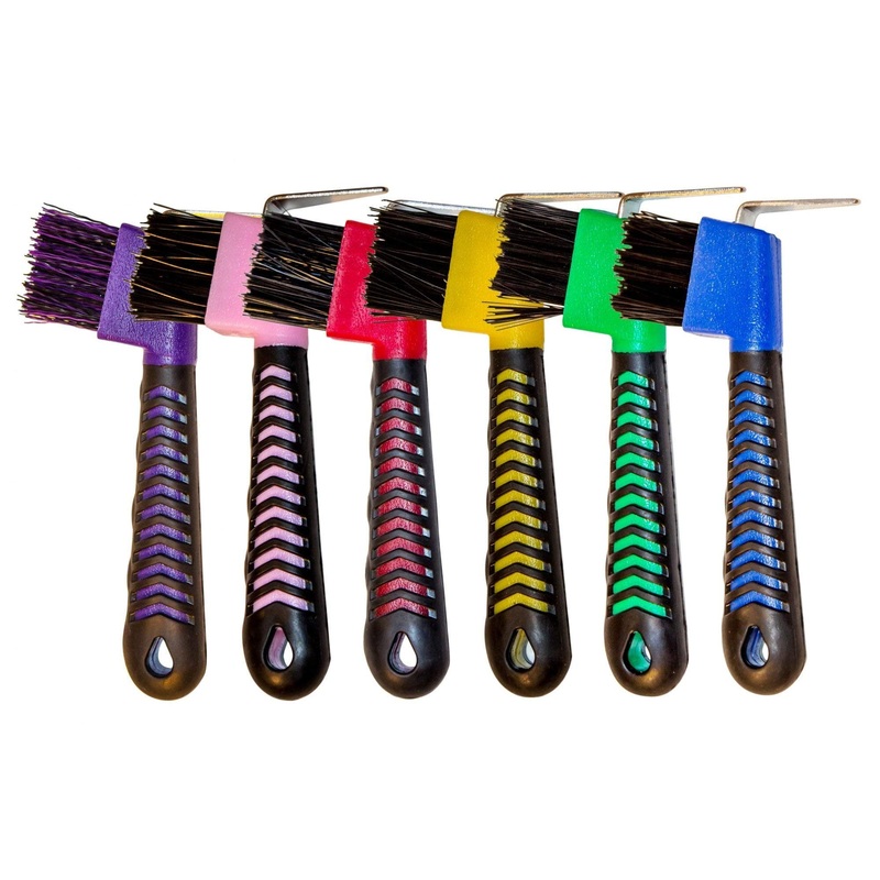 Tubtrug Horse Hoof Pick. Rubber Grip Handle Blue