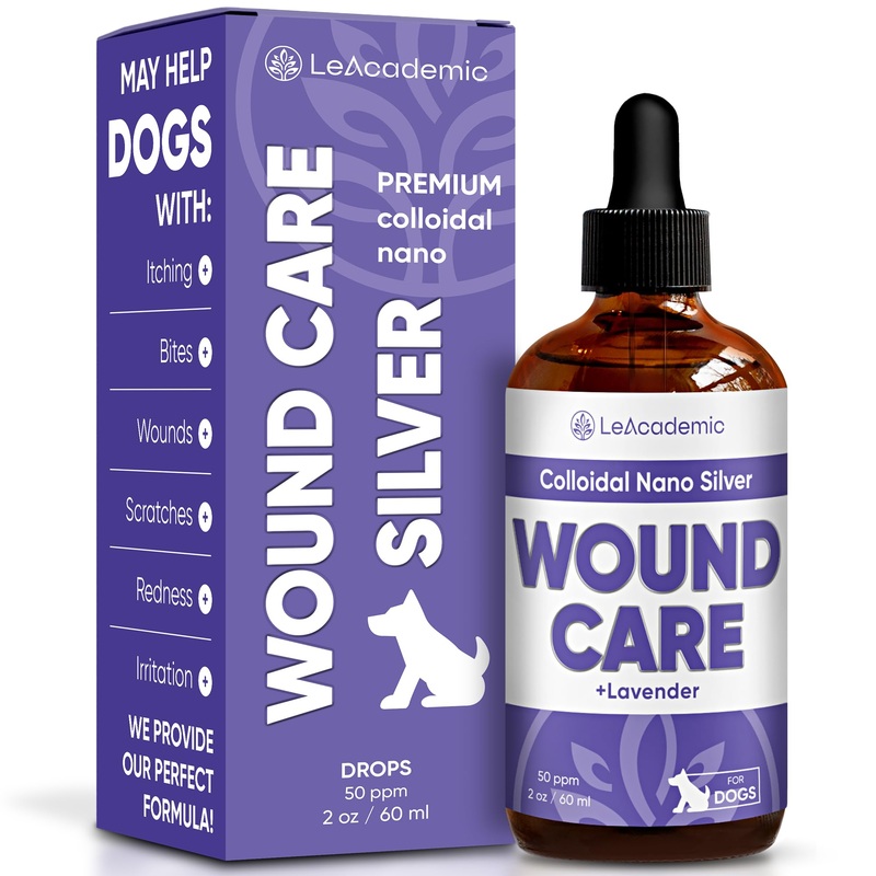 Wound Care for Dogs | Dog Wound Care Drops | Skin Irritation Treatment | Skin Rash Treatment Lavender | Vitamin E Drops | 2 Oz 2 Fl Oz