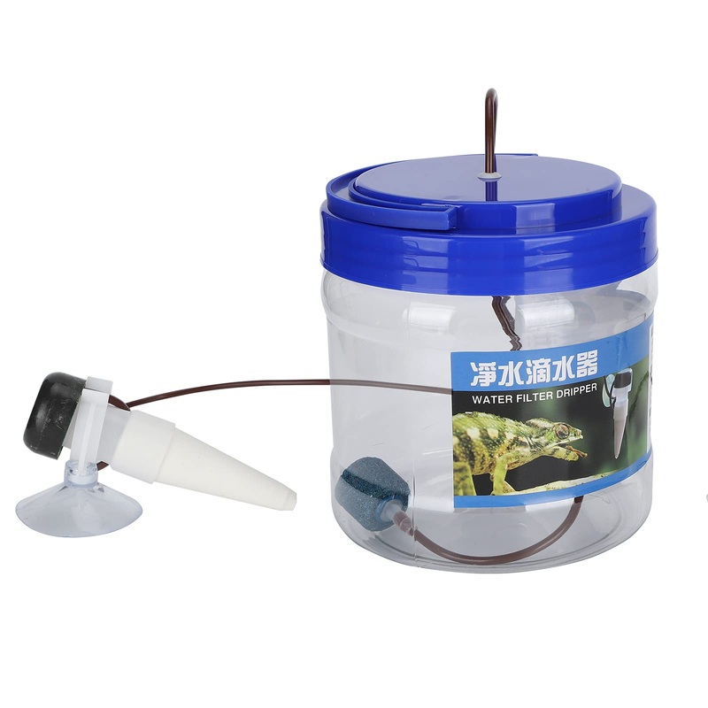 01 Reptile Water Dripper, Accessories Reptile Decor Reptile Watering Dripper for Geckos/Lizards/Chameleons for Pet Home