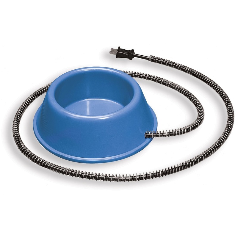 Allied Plastic Heated Pet Bowl, 1-Quart