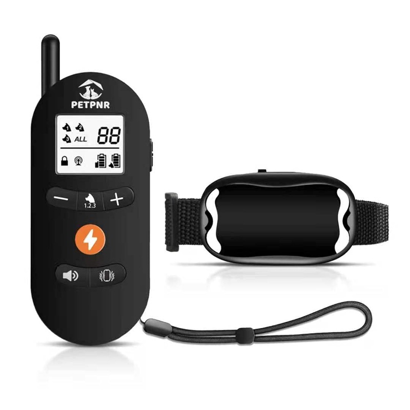 Dog Training Collar with Remote – Rechargeable Dog Shock Collar, Ecollar Dog Training Collar, w/3 Training Modes Beep,Vibration & Shock, Up to 1000Ft, 0-15 Shock Levels,IP67 Waterproof for Small Dogs