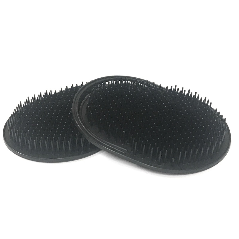 G.B.S Scalp Massager Hair Remover Comb for Dog & Cat, Black, Pack of 2