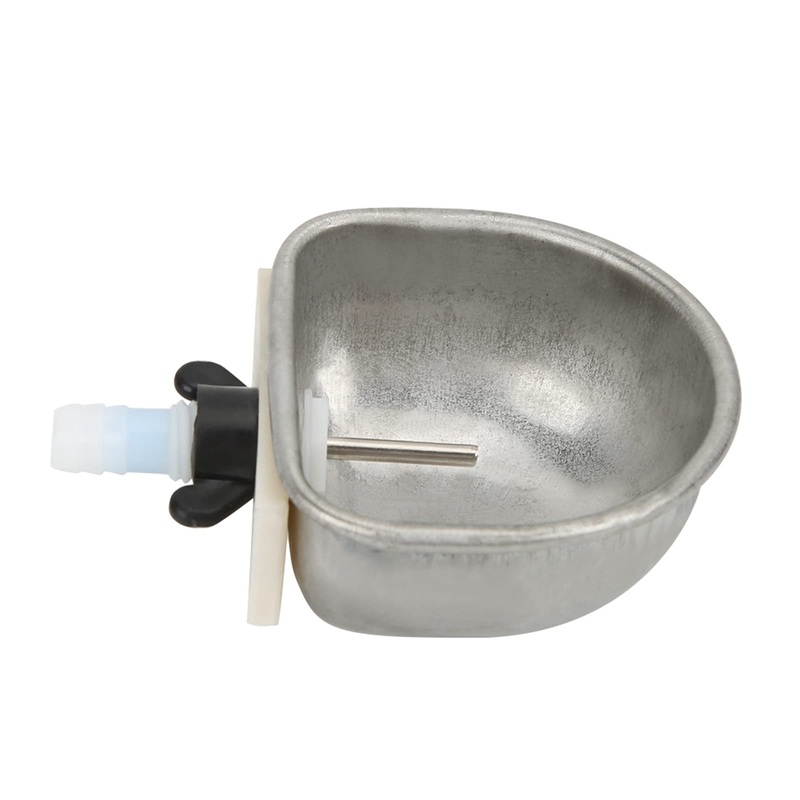 Rabbit Water Feeder, 10 Pack Splint Type Fixed Design Removable Hanging Pet Cage Water Bowl Anti Scratch Nipple Drinking Water Bowl Rabbit Breeding Equipment for Pet Care