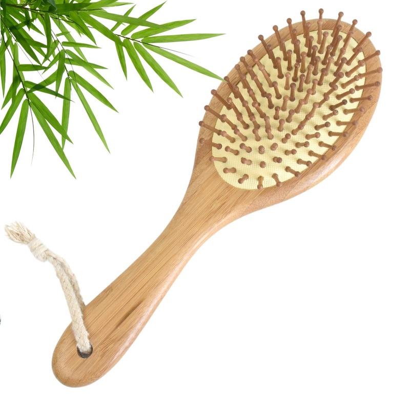 Bampooch Bamboo Dog Brush and Cat Brushes for grooming – Rounded Bristles, Natural Rubber – Grooming Tools for All Hair or Fur Types for a Glossy, Shiny Coat – Dog brush for shedding