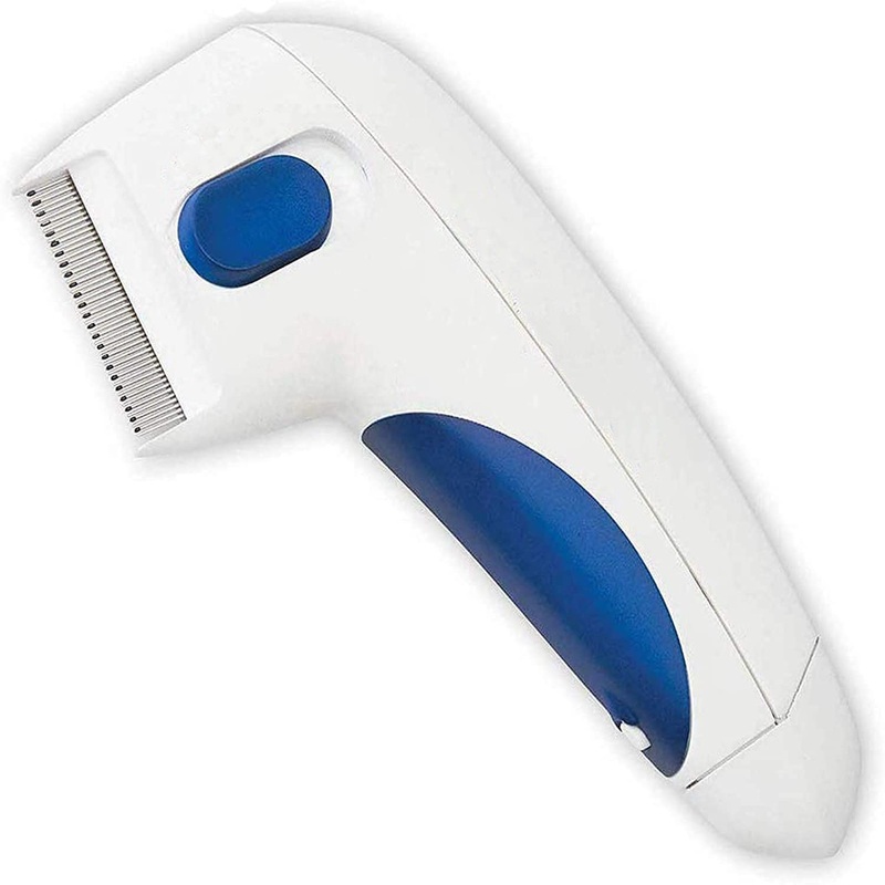 Cat Dog Flea Comb, Electronic Flea Comb, Lice Remover Pet Grooming Comb Brush for Dogs Cats, Effective Remove Flea