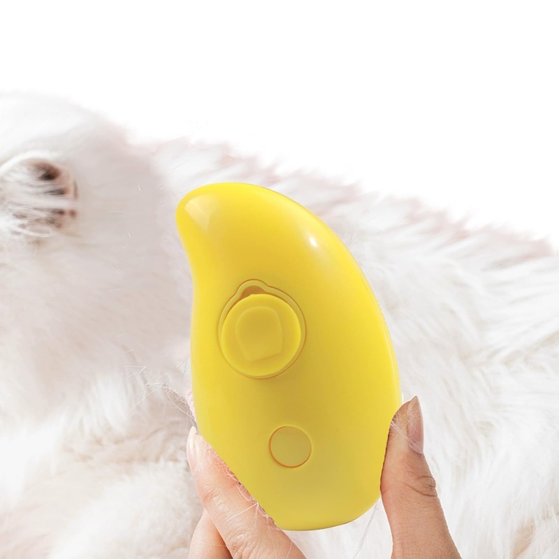 Cat Grooming Brush, Self-Cleaning Pet Grooming Brush for Dogs and Cats Pet Grooming Brush Tool, gently removes loose undercoat, matted tangled hair, can be used with added pet conditioner