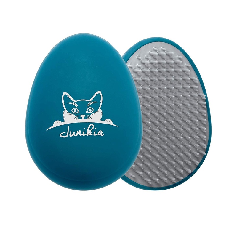Massage brush for cats and dogs with long-haired or short-haired fur for relaxation, detangling and shine, fur change, summer fur curry comb pet brush