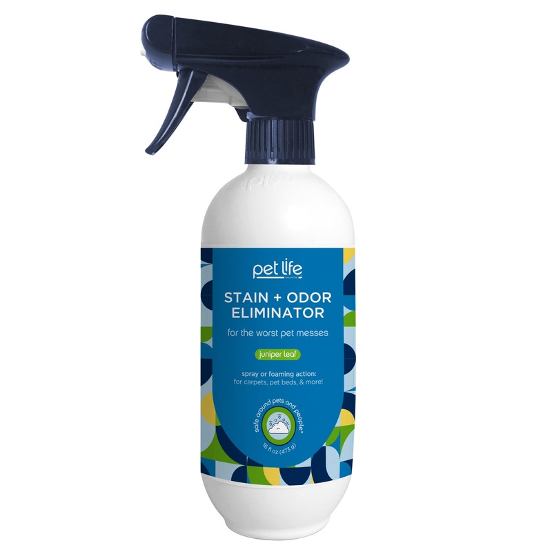 Pet Stain and Odor Remover Foaming Spray, Plant-Based Carpet Stain Remover – Urine Odor Eliminator Enzyme Cleaner – Juniper Leaf Scent – Made in The USA – 16 Ounce (Pack of 1) 16 Ounce (Pack of 1)