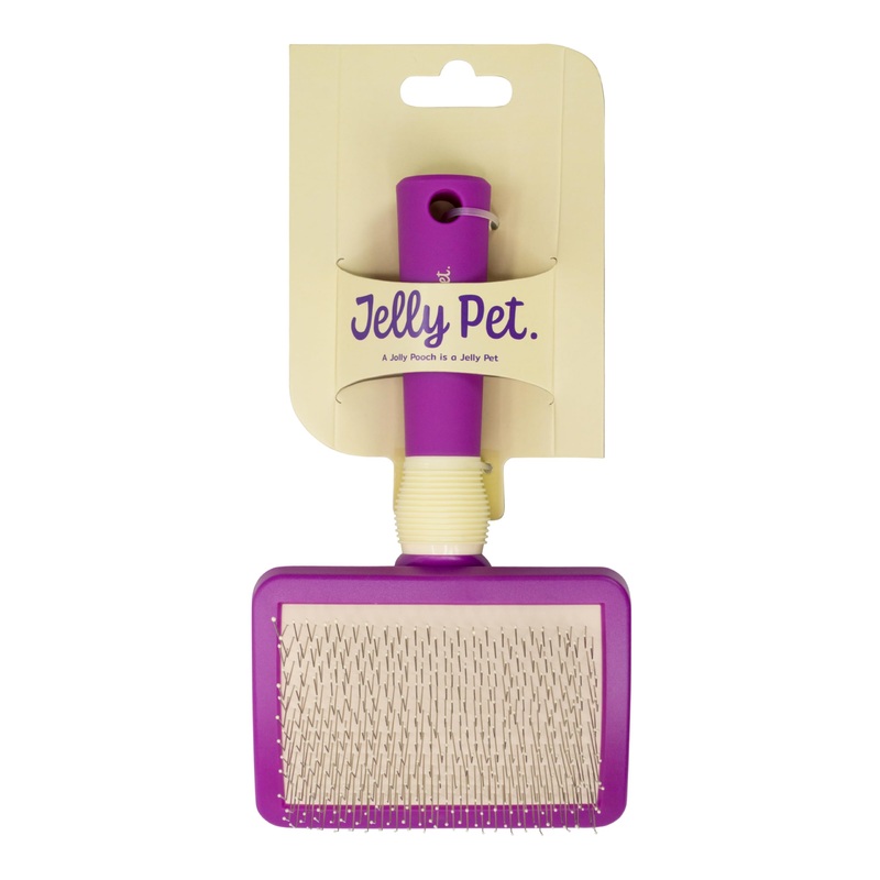 Pivoting Slicker Brush, Moving Brush Head