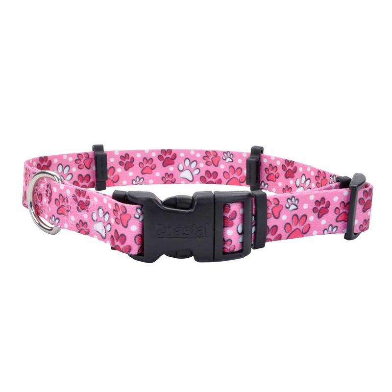 Coastal – Secureaway Flea Collar Protectors 0.625″ x 14″ Small Multi Paws
