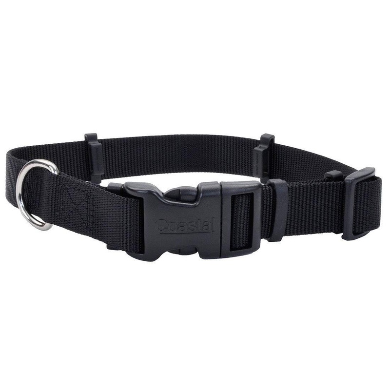 Coastal – Secureaway Flea Collar Protectors, Black, 1″ x 14-20″