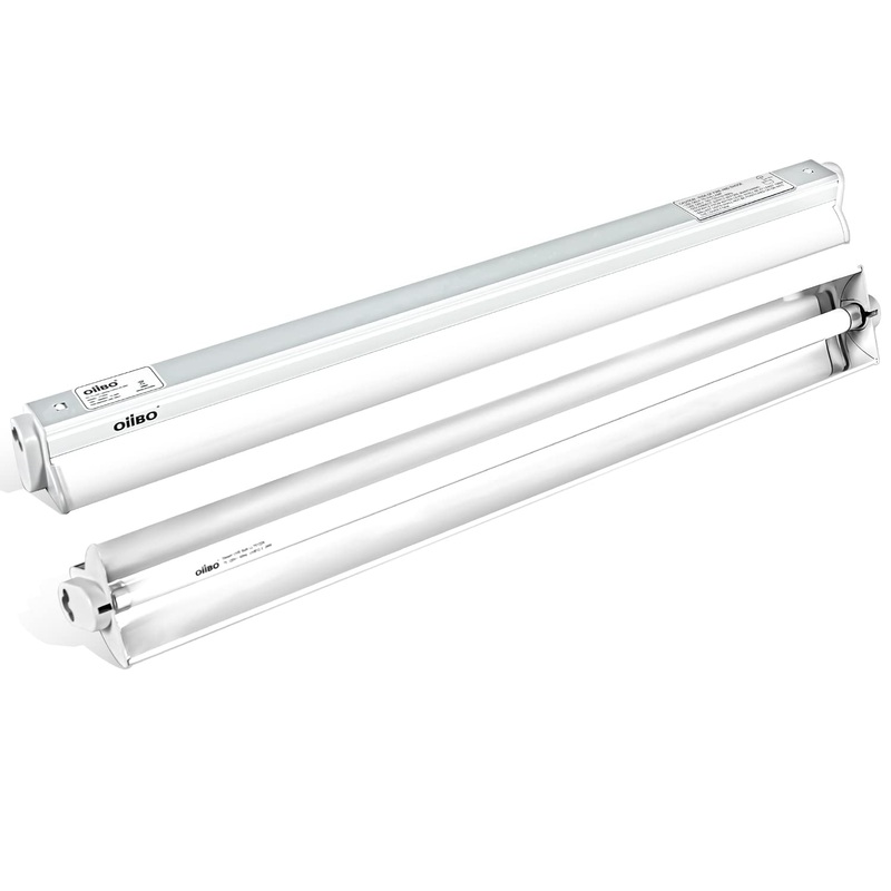 OIIBO 24W T5 HO Reptile UVB Lighting Combo Kit Suit for Desert&Tropical Amphibians/Reptiles Terrarium Lamp Hood Light Fixture Include 12.0 UVB Desert Bulb(1pcs) 24 Watts