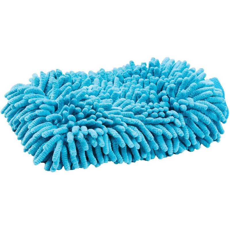 Roma Microfiber Wash Mitt Aqua