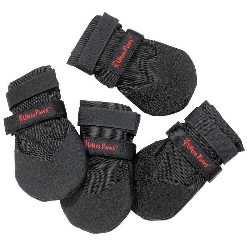 Ultra Paws Light Duty Water Resistant Dog Boots for Small, Medium and Large Dogs Black – Light Duty Size 7 – 3″ W