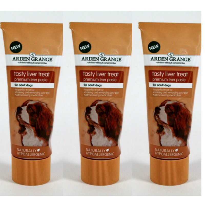 3 x 75gram Arden Grange Liver Paste Dog Treat