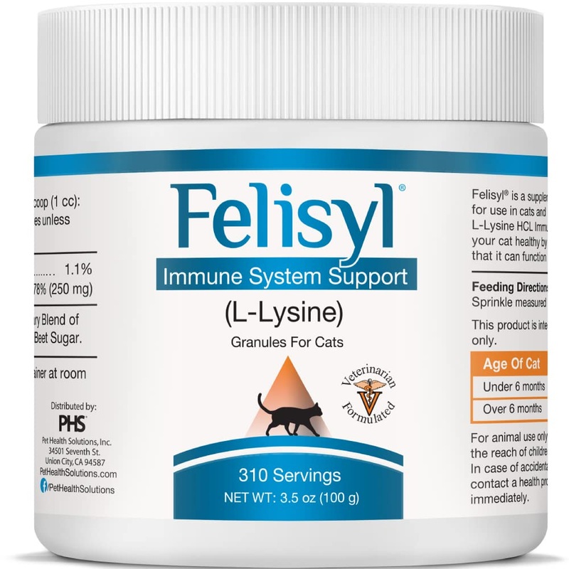 Felisyl Immune System Support Granules – Support Healthy Tissues, Respiratory and Vision for Cats – 3.5 oz