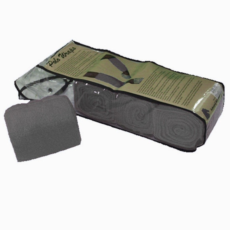Intrepid International Full Pony Polo Wrap Set Grey