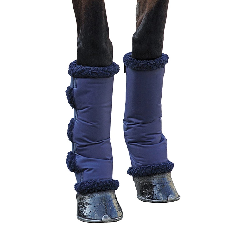Shires Short Fleece Lined Travel Boots Cob