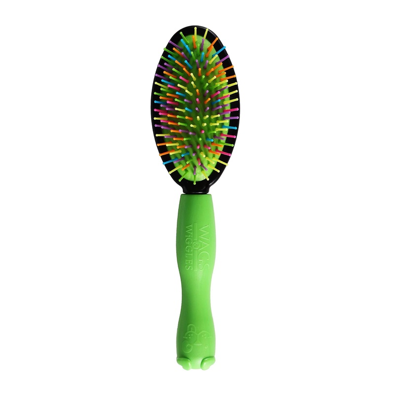Wags & Wiggles Dog Grooming Tools | Dog Brushes for All Dogs Detangle and Reduce Matted Hair, Reduce Shedding, and Smooth Coats | Dog Clippers For All Dogs | Great for Dogs with Long or Short Hair Large Bristle and Pin Brush – Long Hair