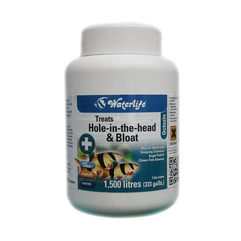 Waterlife Octozin 200 Tablets Dropsy & Hole In The Head 1 White