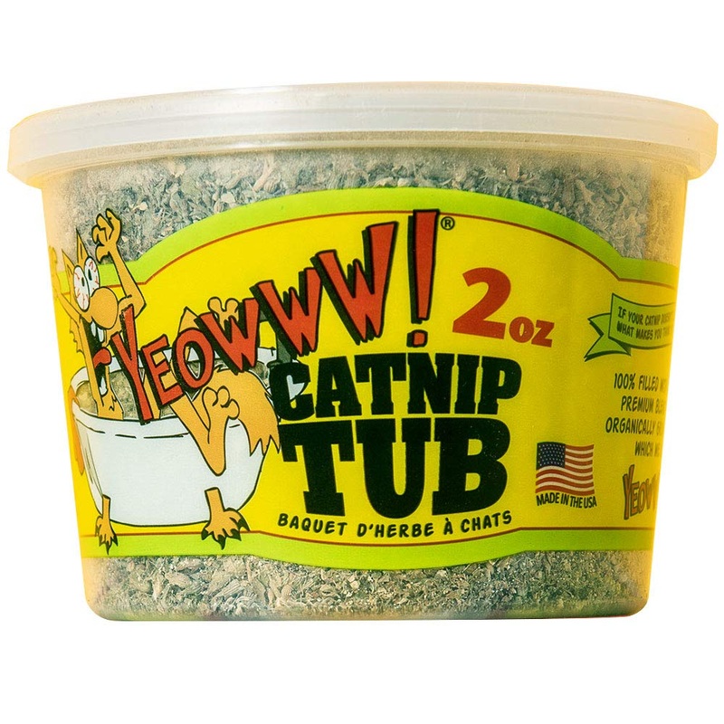 Yeowww! Cat Catnip Made in USA 2 oz. Tub