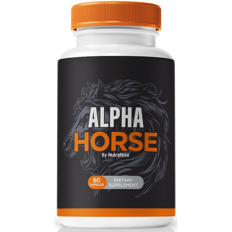 Alpha Horse Capsules, Alpha Horse Official Formula Pills, AlphaHorse for Stamina & Performance, Alfa Horse Premium Once Daily Pill Pastillas, Alpha Hrse Complex (60 Capsules)