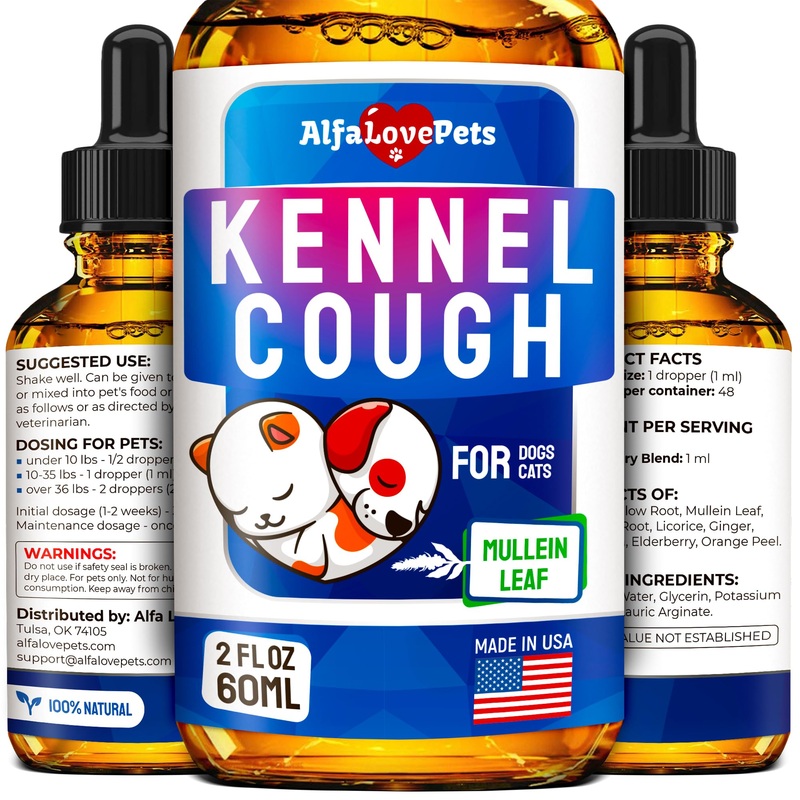 Cat Cough & Dog Cough Treatment  Kennel Cough Treatment for Dogs  Kennel Cough Treatment  Kennel Cough Treatment for Dogs & Cats  2 Oz 2 Fl Oz