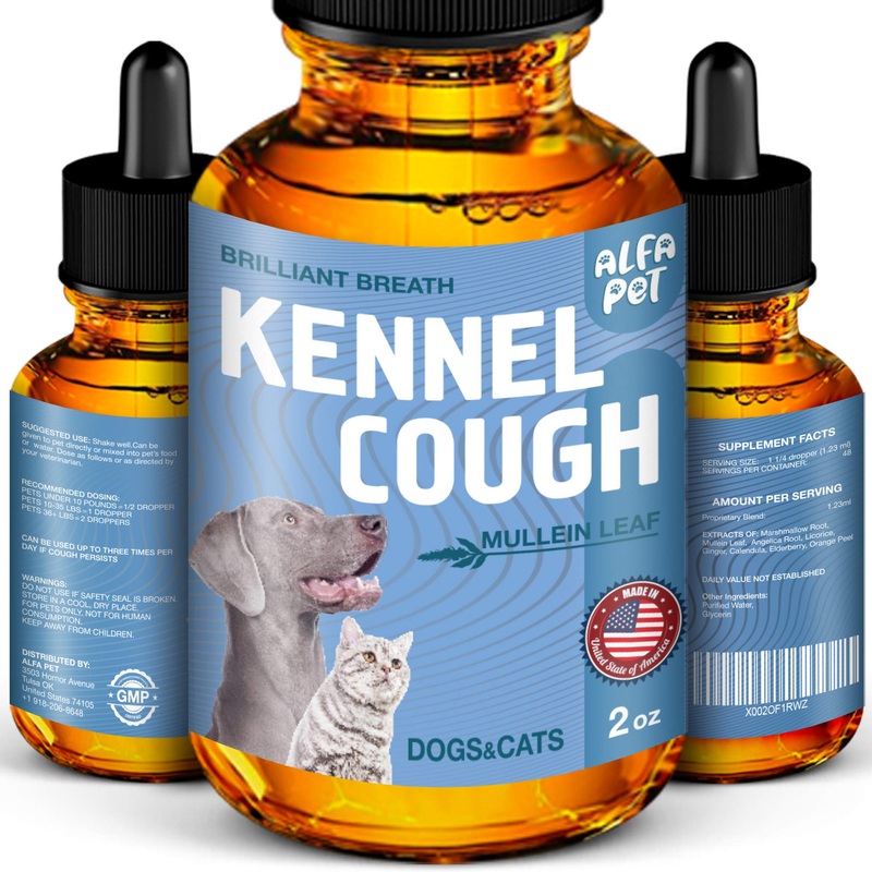 Dog Cough – Kennel Cough – Dog Allergy Relief – Supplements For Dogs & Cats Health – Allergy Relief Immune Supplement for Dogs – for Dry, Wet & Barkly Pet Cough – Suitable For All Sizes