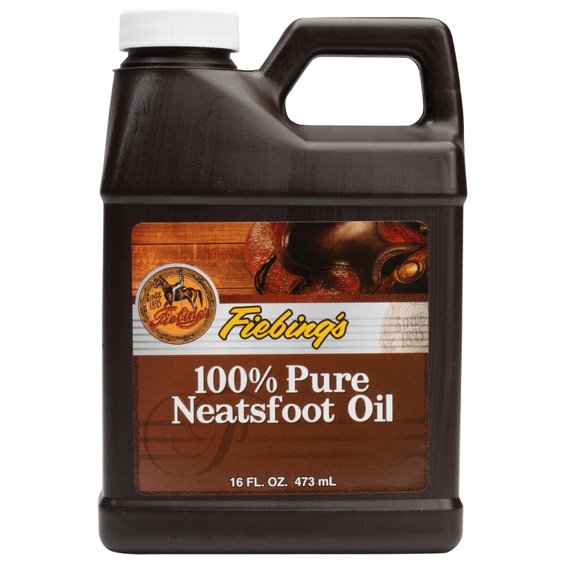 Fiebing’s 100% Pure Neatsfoot Oil 16 oz – Leather Conditioner & Preservative with All Natural Animal Oil – Waterproof, Soften, Restore, & Strengthen Leathercraft Shoe, Boot, Belt, Saddle, Couch, Purse 16 Ounce (Pack of 1)