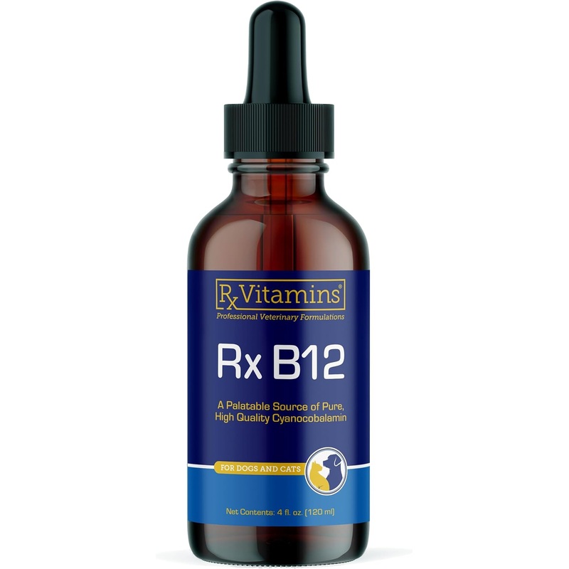 Liquid Vitamin B-12 Complex Drops for Dogs and Cats – Nutritionally Balanced Vet Formulated – Energy, Appetite, Mood – Recovery – Helps Cognition and Brain, Joints, Skin, Digestion