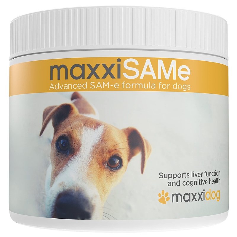 maxxiSAMe Sam-e Supplement for Dogs – Dog Liver and Cognitive Brain Support – Given with Food Powder 5.3 oz