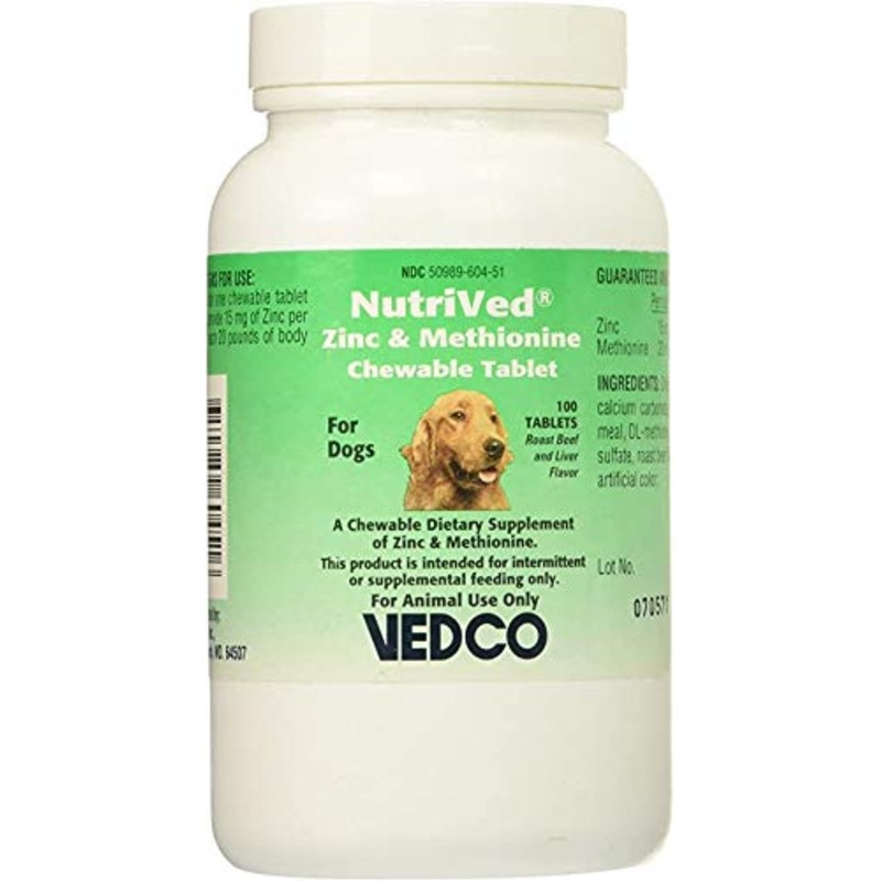 NutriVed ZinPro Chewable Tablets for Dogs (100 count)