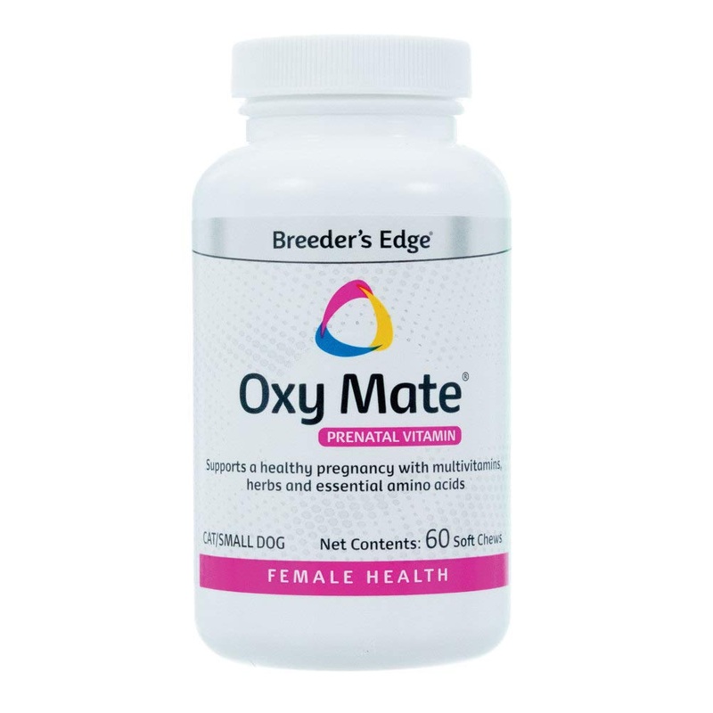 Revival Animal Health Breeder’s Edge Oxy Mate- Prenatal Supplement- 60ct Soft Chews Small Dogs & Cats