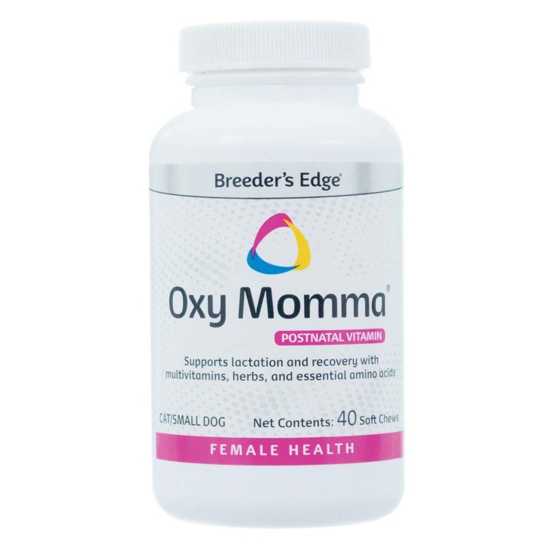 Revival Animal Health Breeder’s Edge Oxy Momma- Nursing & Recovery Supplement – 40ct Soft Chews Small Dogs & Cats