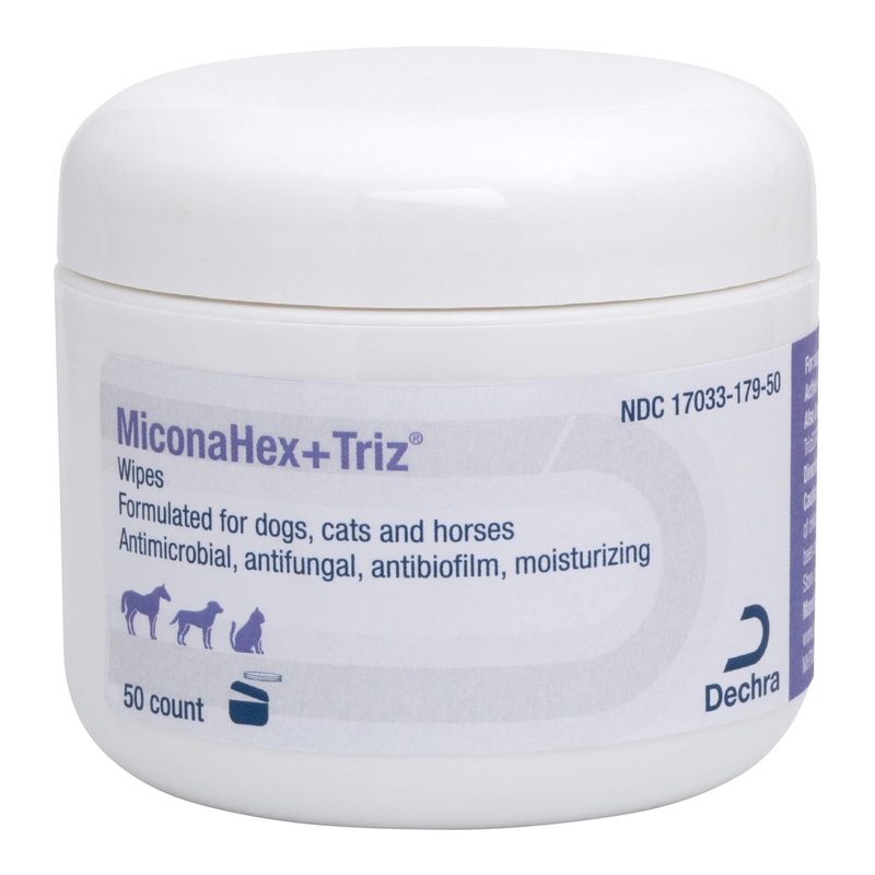 Wipes, 2.25″ round for Dogs, Cats and Horses, 50 count jar